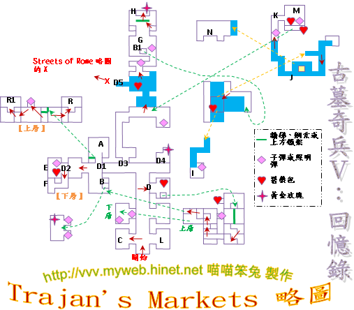 古墓奇兵5～Trajan's Markets 略圖